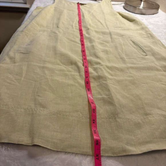J. Jill 100% Linen Shift Dress with Pockets, Light Green size L - Picture 11 of 12